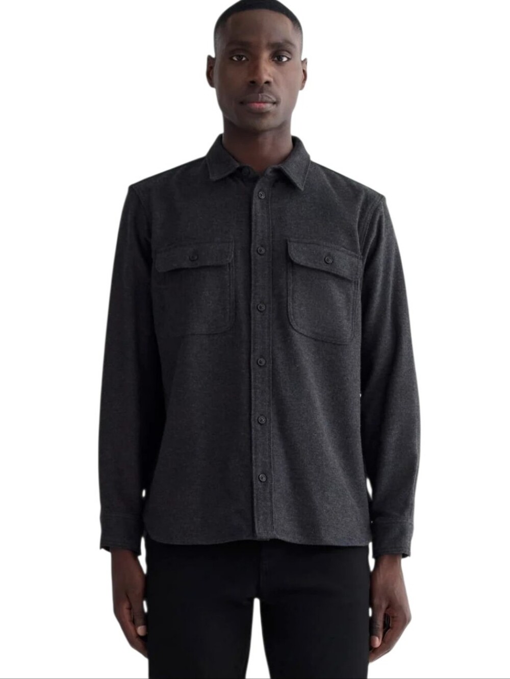 Everlane The Heavyweight Overshirt Charcoal Heather